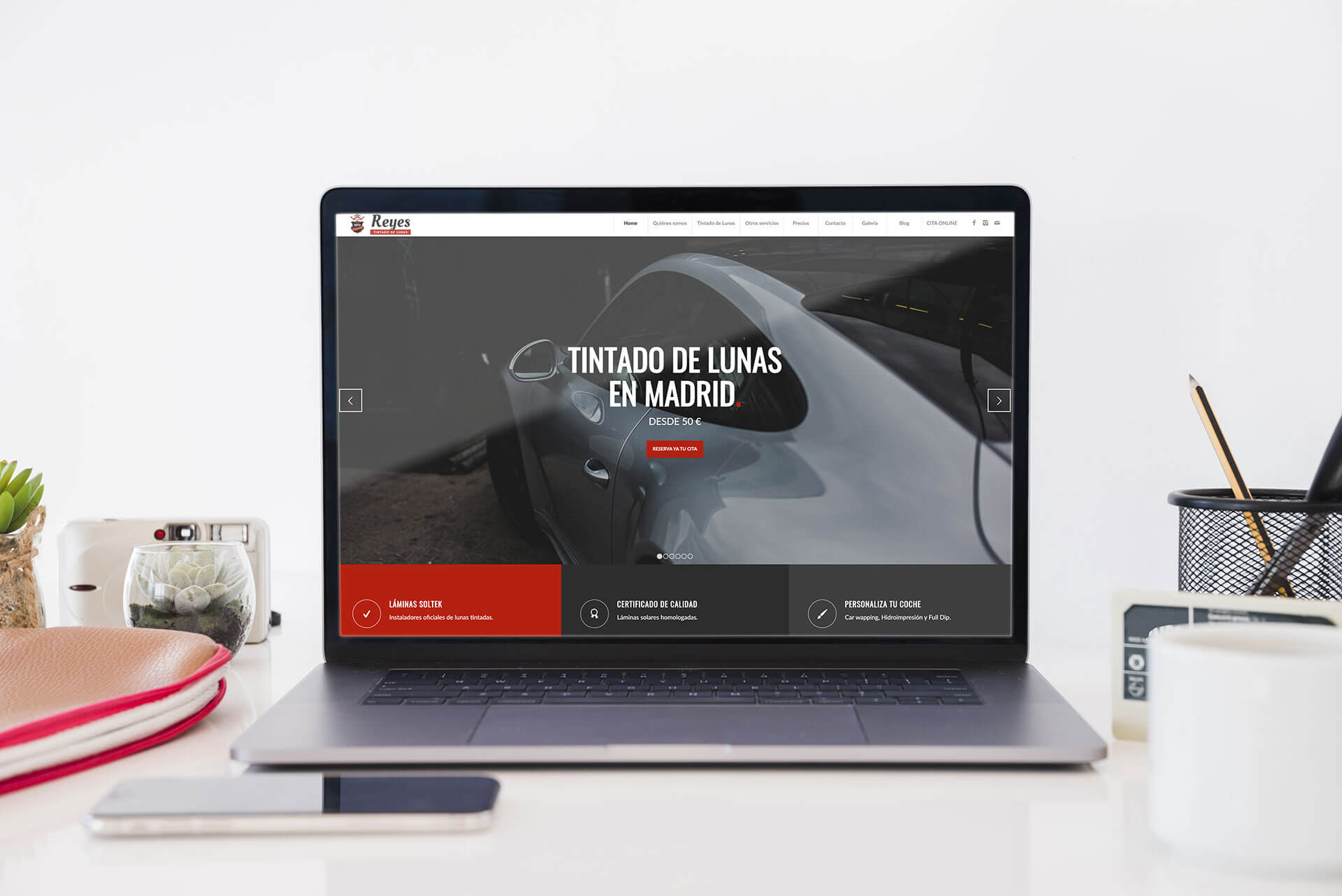 reyes tintado de lunas